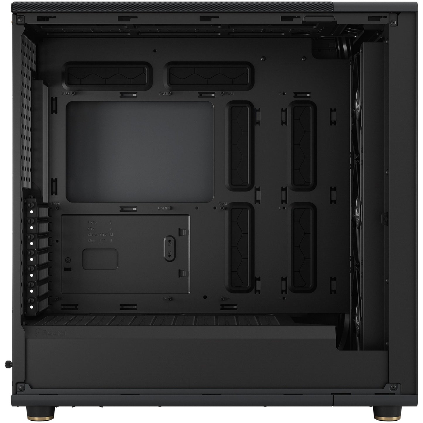 Diseño fractal North XL Charcoal Black Mesh