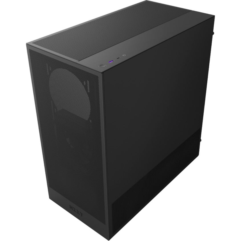 Custodia midi tower Nzxt h5 flow v2 (nera | 1x USB-A | 1x USB-C | vetro temperato)