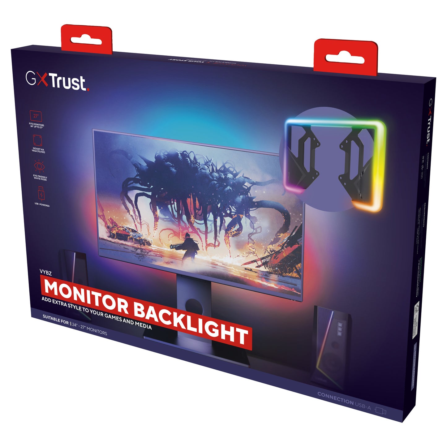 Trust GXT 907 VYBZ RGB Retroiluminación para monitores (Negro)