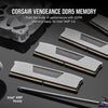 Corsair vengeance 32 gb ddr5-6000 (2x 16 gb) werkgeheugen (wit, cmk32gx5m2d6000z38w, xmp, expo)