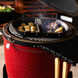 Kamado joe karbon steel half moon pan set bak- braadpan - afbeelding 5