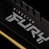 Kingston fury 16 gb ddr4-3600 (2x 8 gb) kit werkgeheugen (zwart, kf436c17bbk2 16, beast, xmp 2.0)