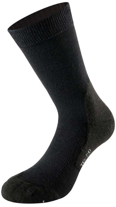 Calzini da trekking Lenz Trekking 8.0 lana merino nera taglia 35-38