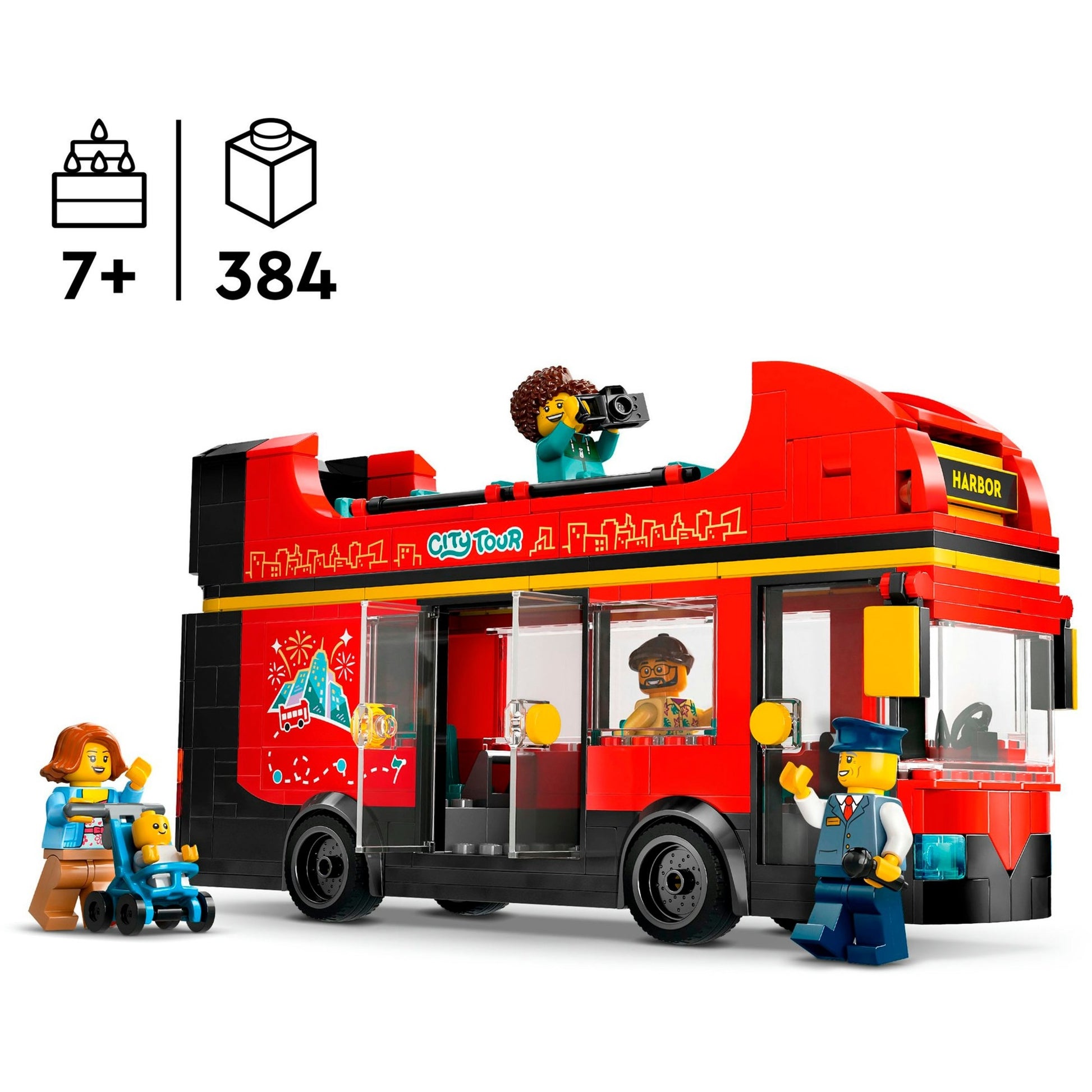 LEGO LEGO CITY 60407 Turista Red Red Double Cock