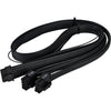Silverstone pp14-eps75 kabel (zwart)