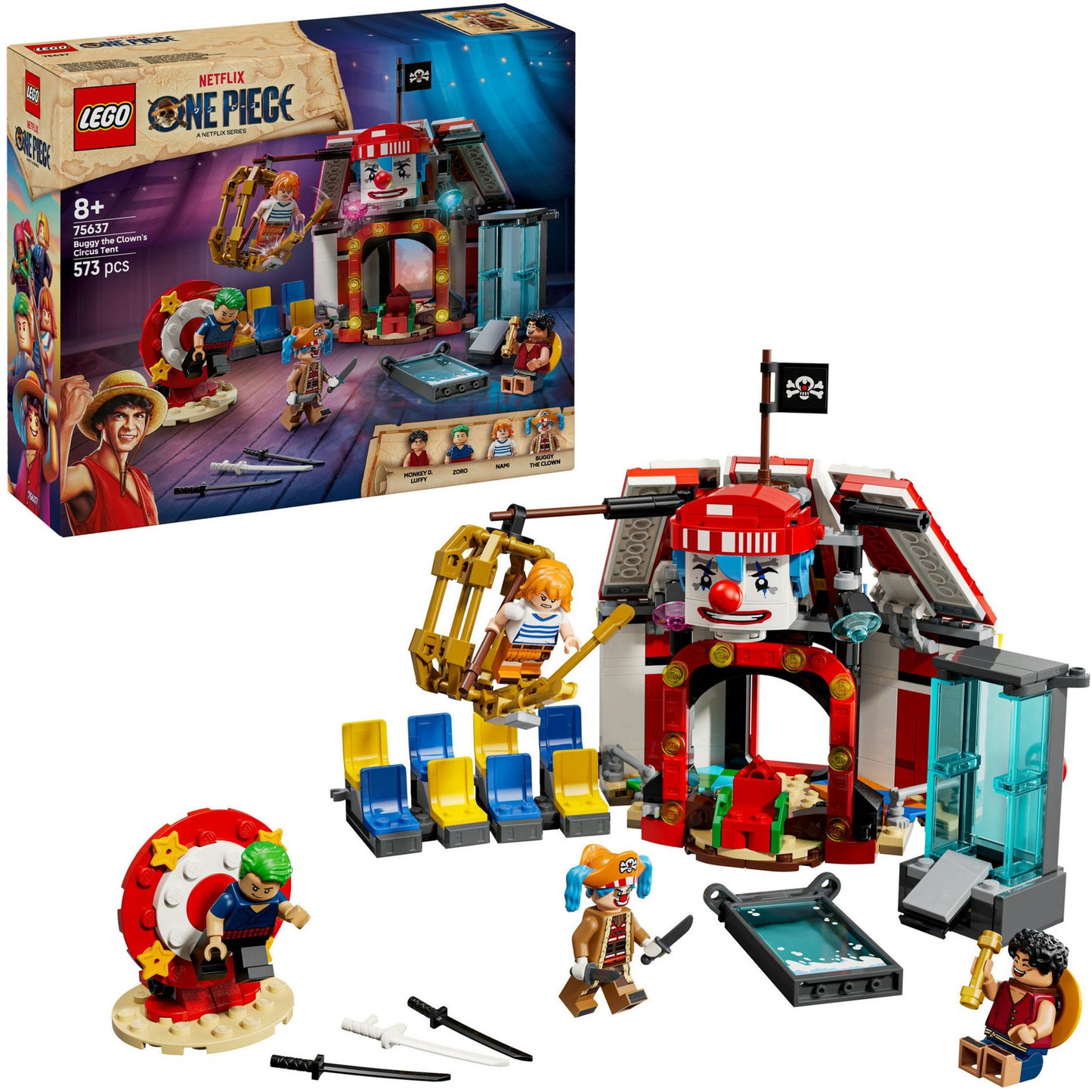 LEGO 75637 Tenda da circo a un pezzo da buggy de clown