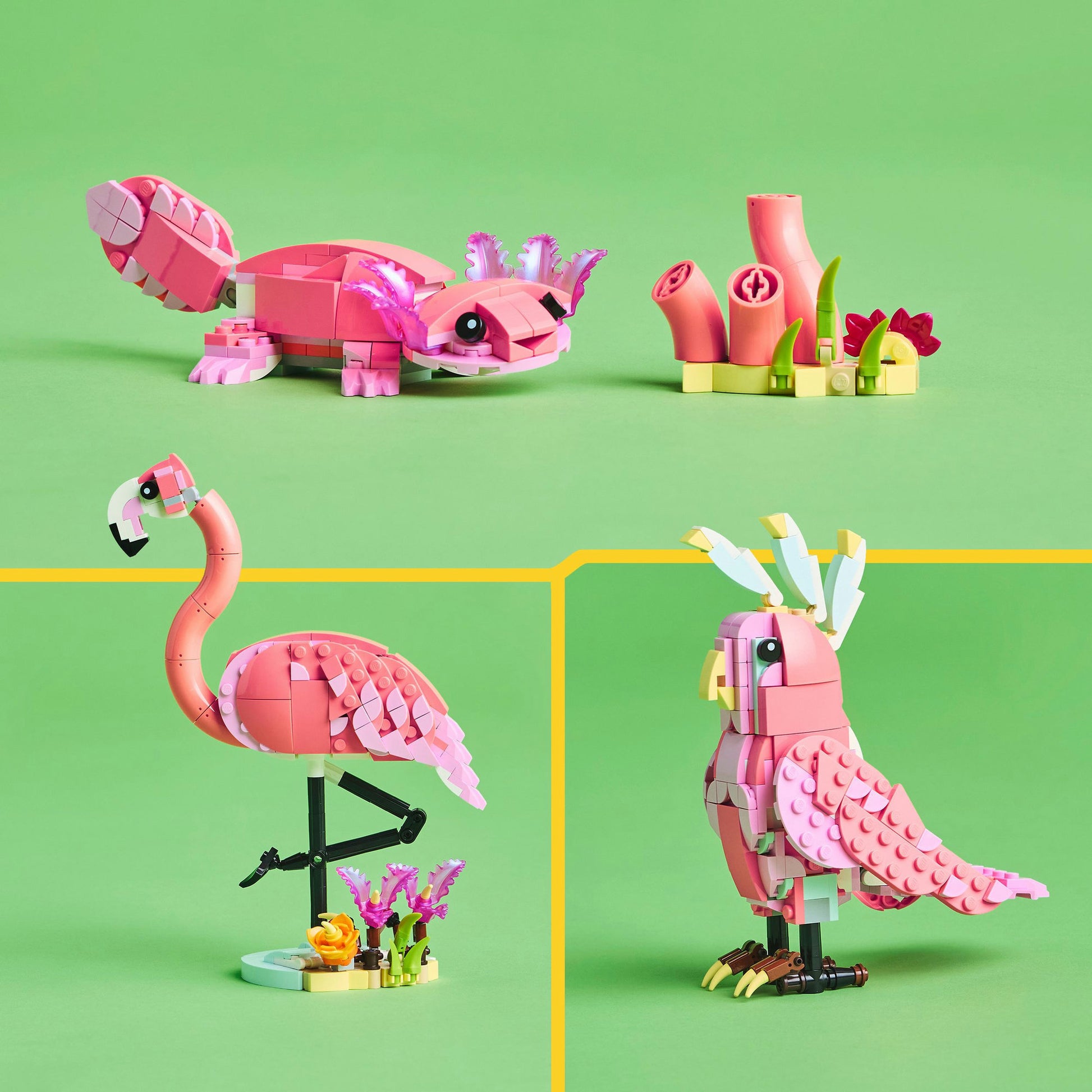 LEGO Creador 31170 Animales salvajes Flamingo rosa