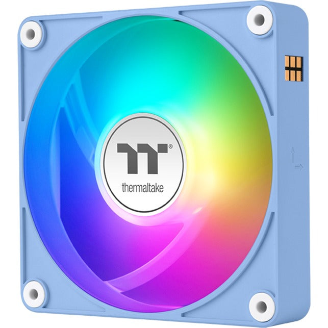 Thermaltake ct120 ex argb sync ventola di raffreddamento per PC hydrangea blue (pacchetto da 3 ventole) ventole per case (azzurro, 3 pezzi, 120 x 120 x 25 mm, pwm)