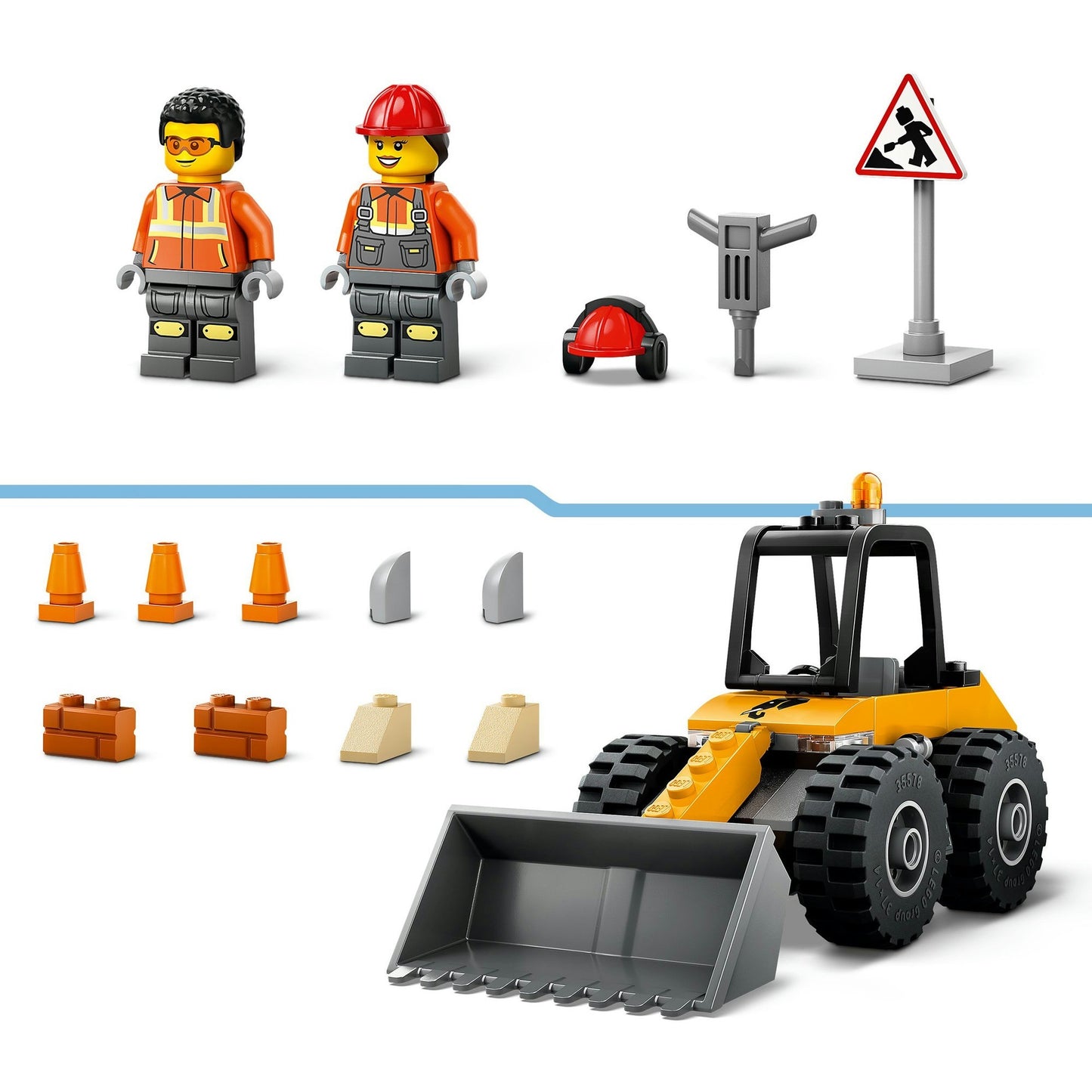 Caricatore di ruote giallo Lego City 60450