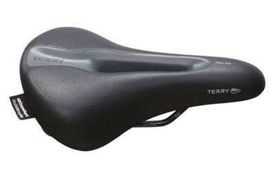 Terry Saddle Fisio Flex Gel Ladies Black