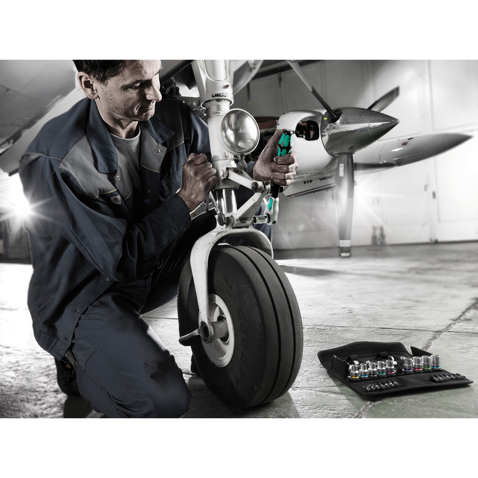Wera 8100 sa all-in zyklop speed-ratelset, 42-delig gereedschapsset (zwart groen, 1 4 -aandrijving, met vasthoudfunctie, metrisch)