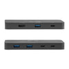 Club 3d csv-2512 kvm switch dual usb-c naar hdmi kvm-switch (zwart, 4k 60hz)