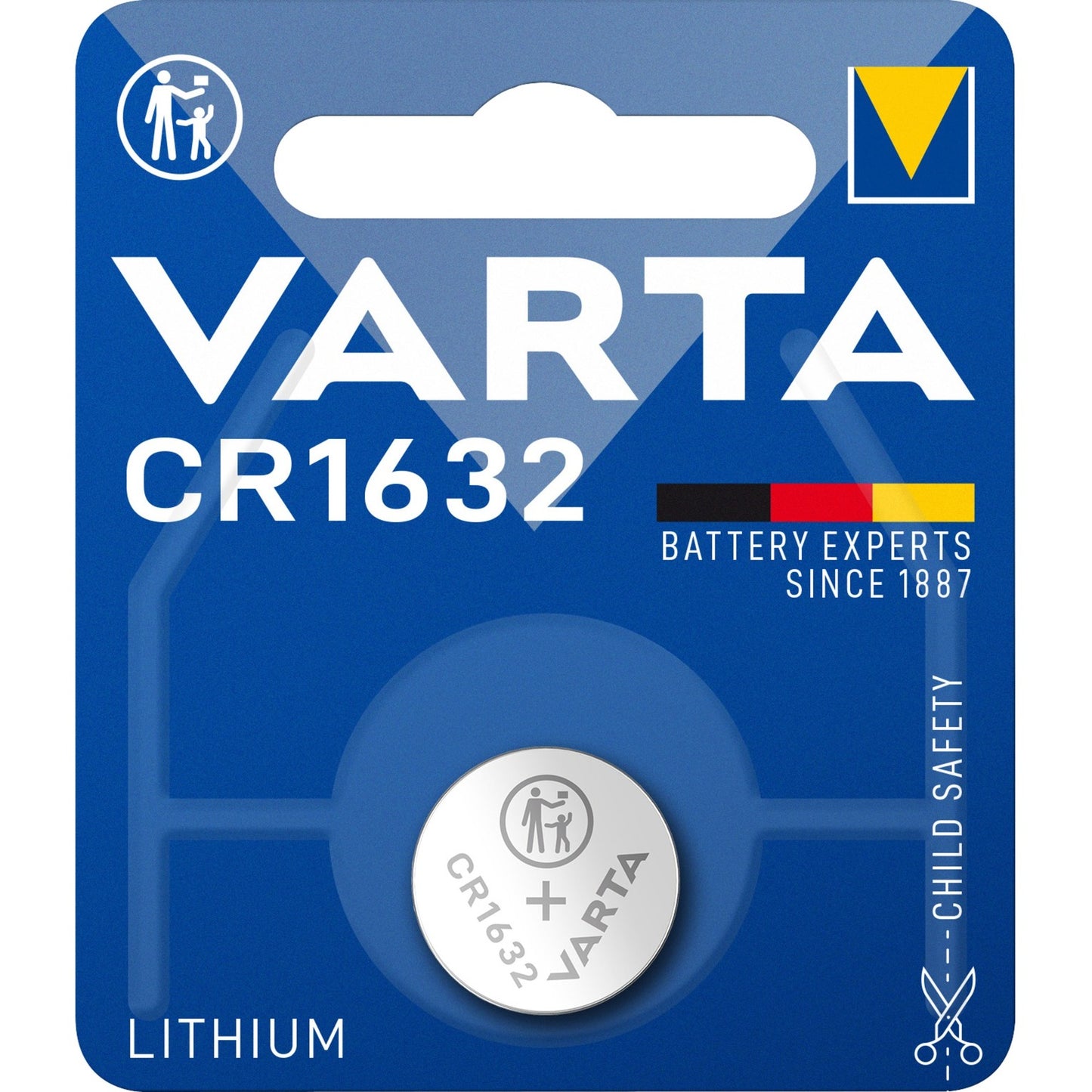 Batteria cella del pulsante VARTA CR1632 LITITIO 3V