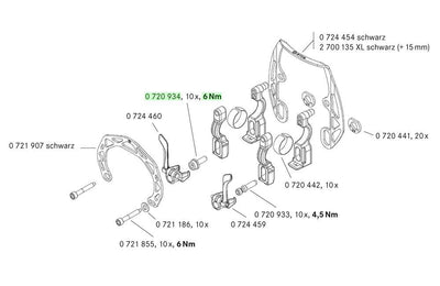 Magura remd mag bout centrale adapter