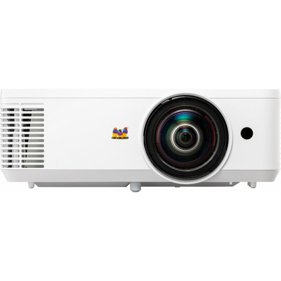 Viewsonic ps502w wxga short throw dlp-projector (wit, 4000 ansi lumen, voor zakelijk gebruik en onderwijs)