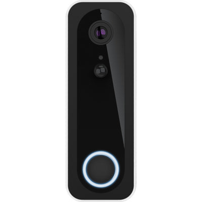 Videocamera per campanello WiFi intelligente Trust doorcam-3000 (bianco nero, WiFi da 2,4 GHz)