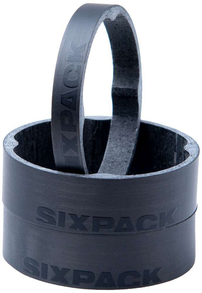 Set distanziali in carbonio verticale Sixpack racing 1 1 8