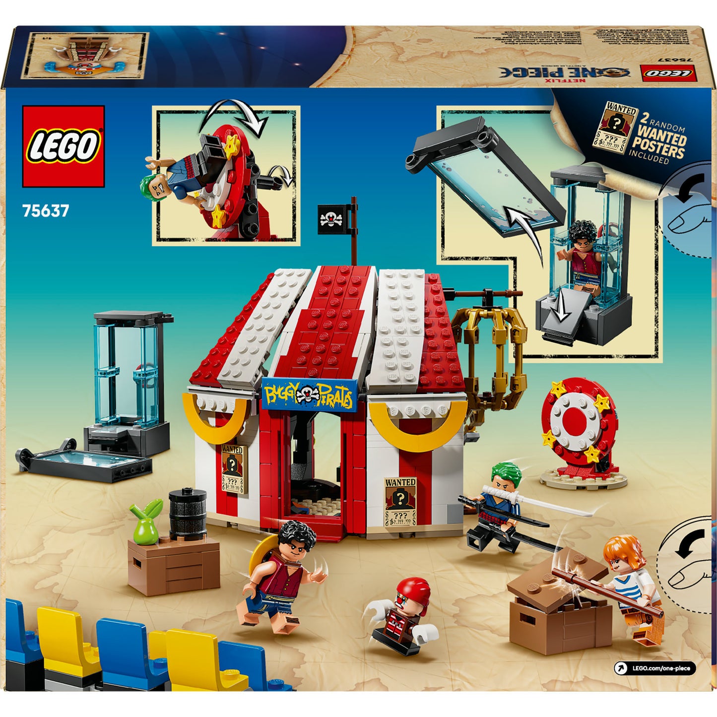 LEGO 75637 Tenda da circo a un pezzo da buggy de clown