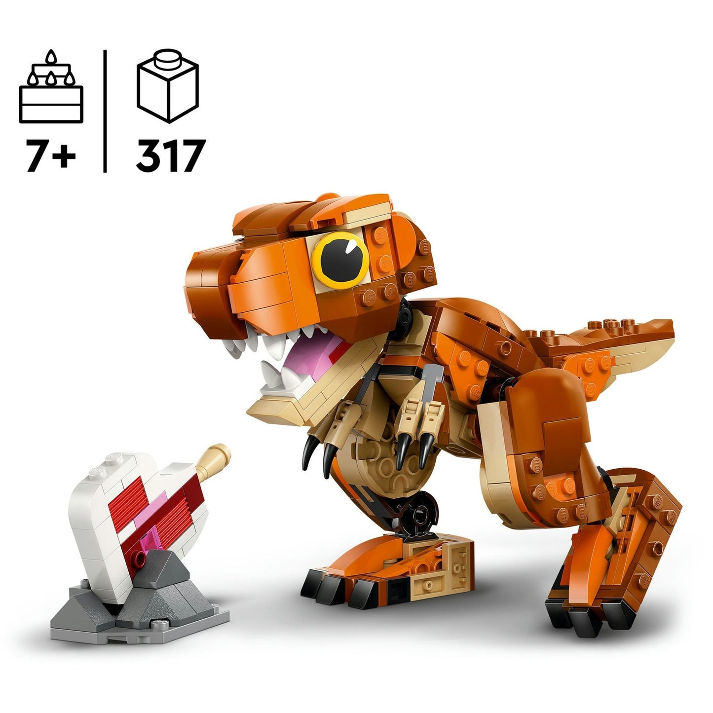 LEGO LEGO Jurassic World 76967 Piccola star del cibo: t. Rex
