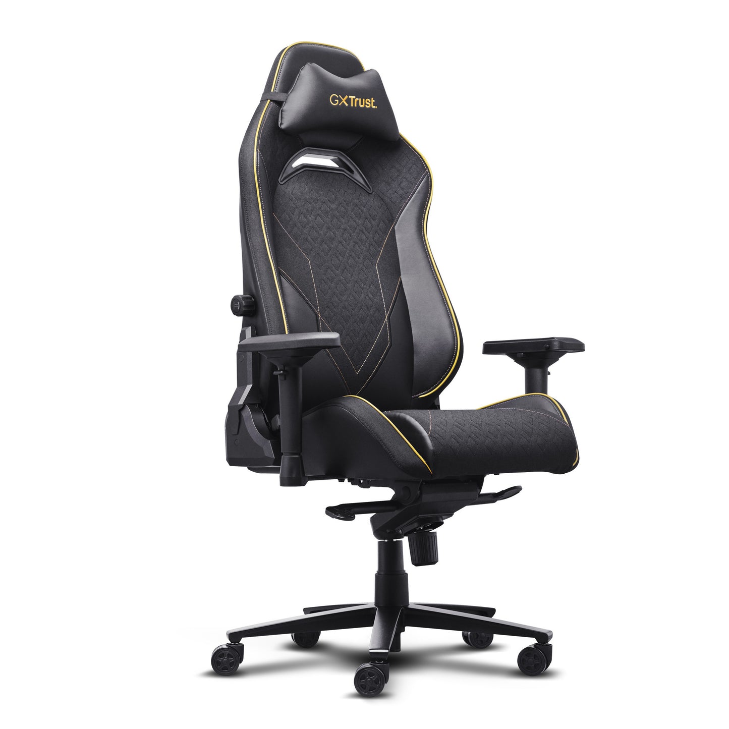 Trust GXT 721 Ruya Pro Premium Comoda sedia da gaming (Nero Giallo)