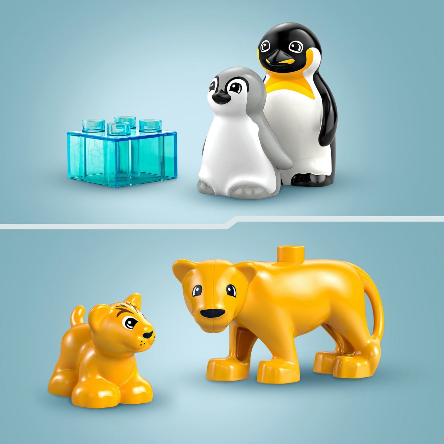 LEGO LEGO DUPLO CITTÀ 10442 Famiglie di animali selvatici: Penguins e Leeuwen