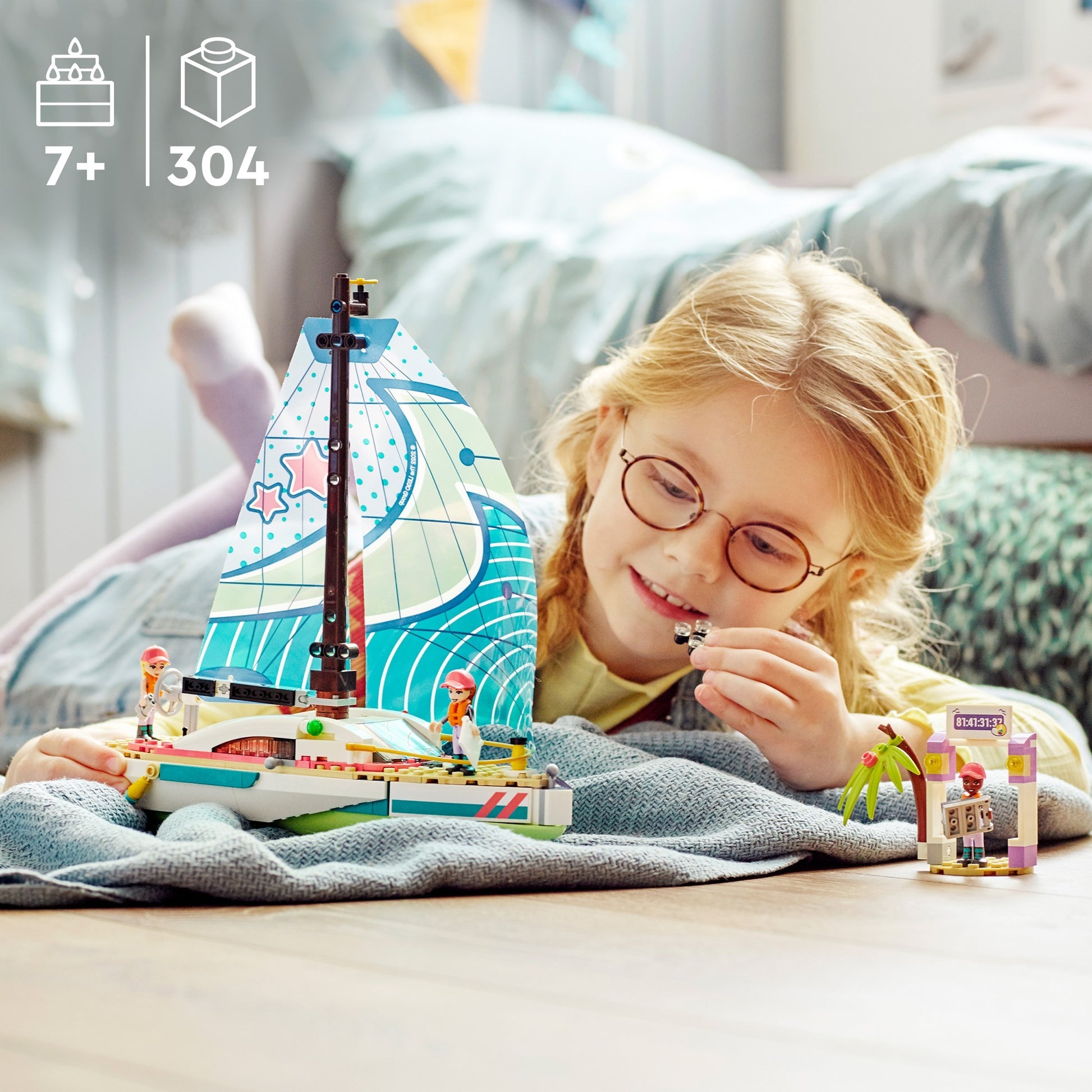 Lego Friends - Giocattolo costruibile di Stephanie Avventura in barca a vela (41716)