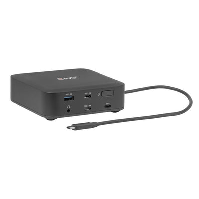 Estación de acoplamiento Club 3D 12-1 USB-C® Quad DisplayLink (negra)