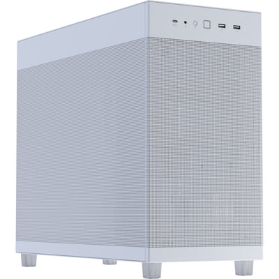 Asus Prime Ap303 - Carcasa Midi Tower con panel de malla (blanco | 2x USB-A | 1x USB-C)