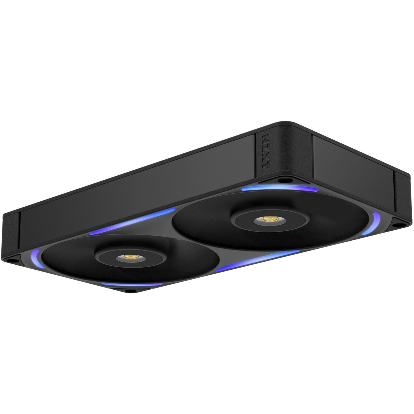 Ventiladores de caja nzxt f240x rgb (negro, 2 piezas, 240 x 120 x 30 mm, pwm)