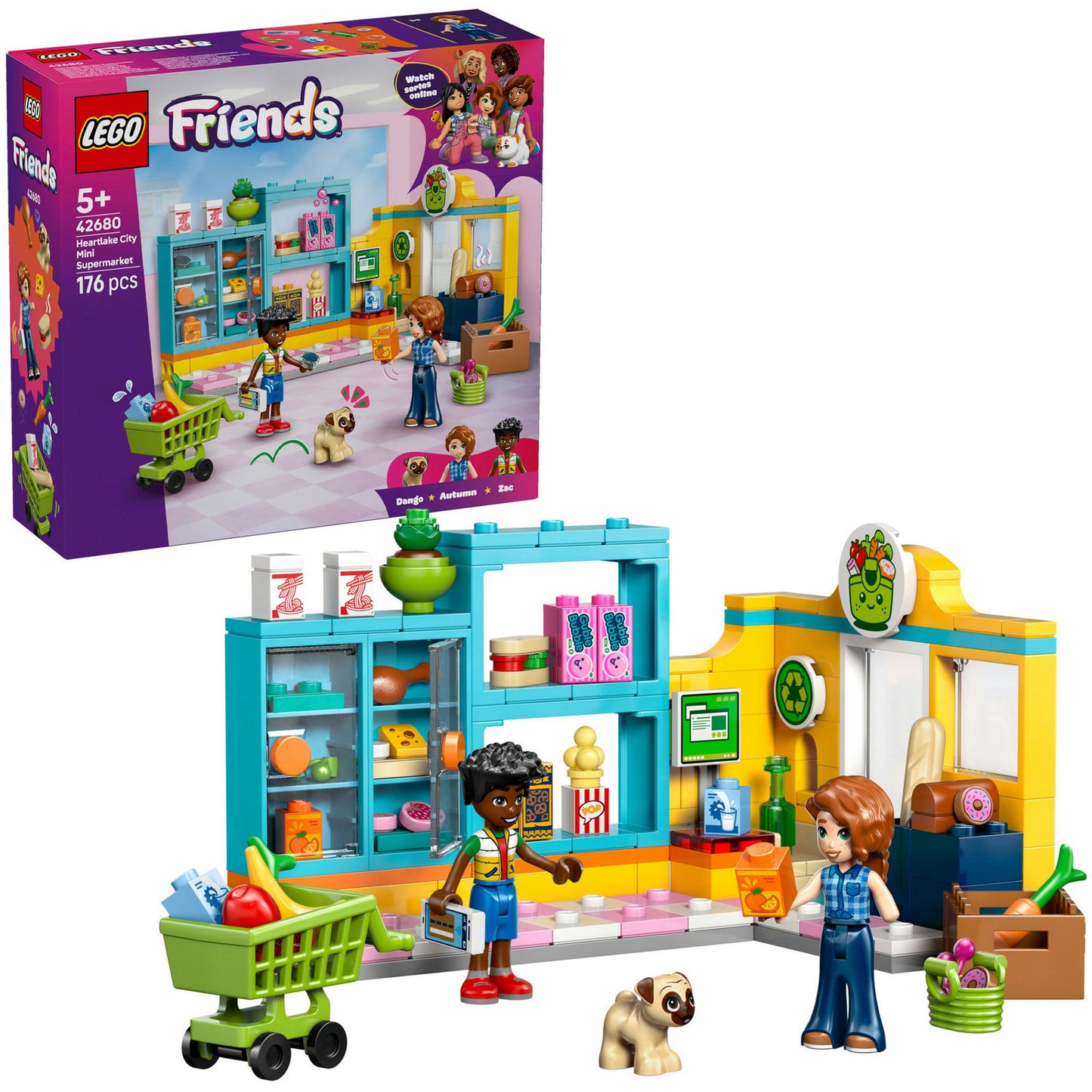 Lego Friends 42680 Supermercato di quartiere di Heartlake City | 2 pezzi