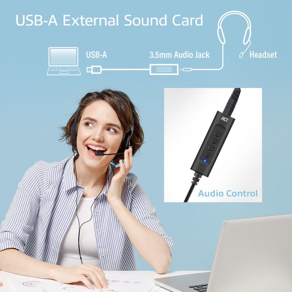Act Connectivity USB-A Scheda audio esterna