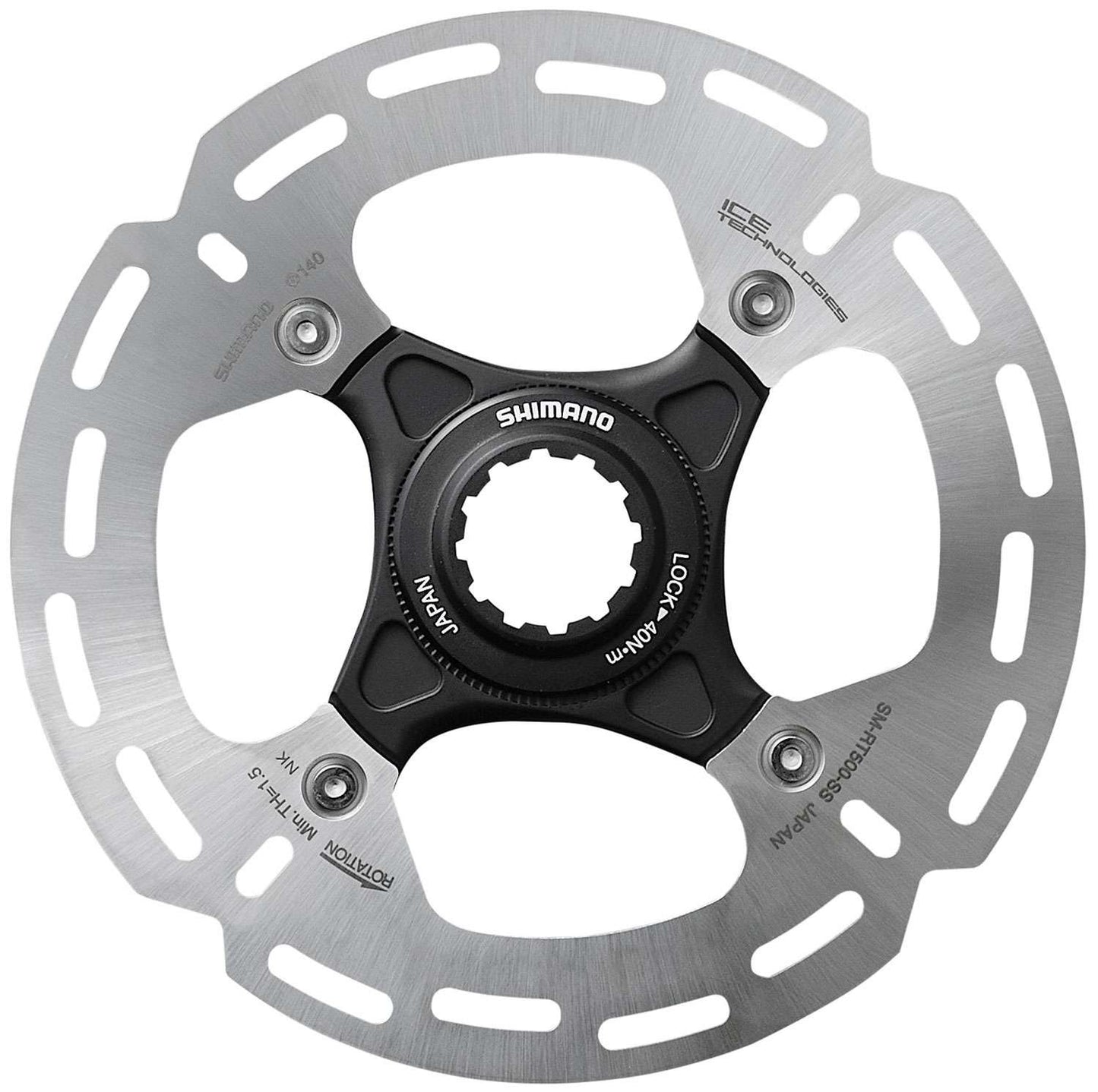 Rotor de disco Shimano metrea sm-rt500 con bloqueo central