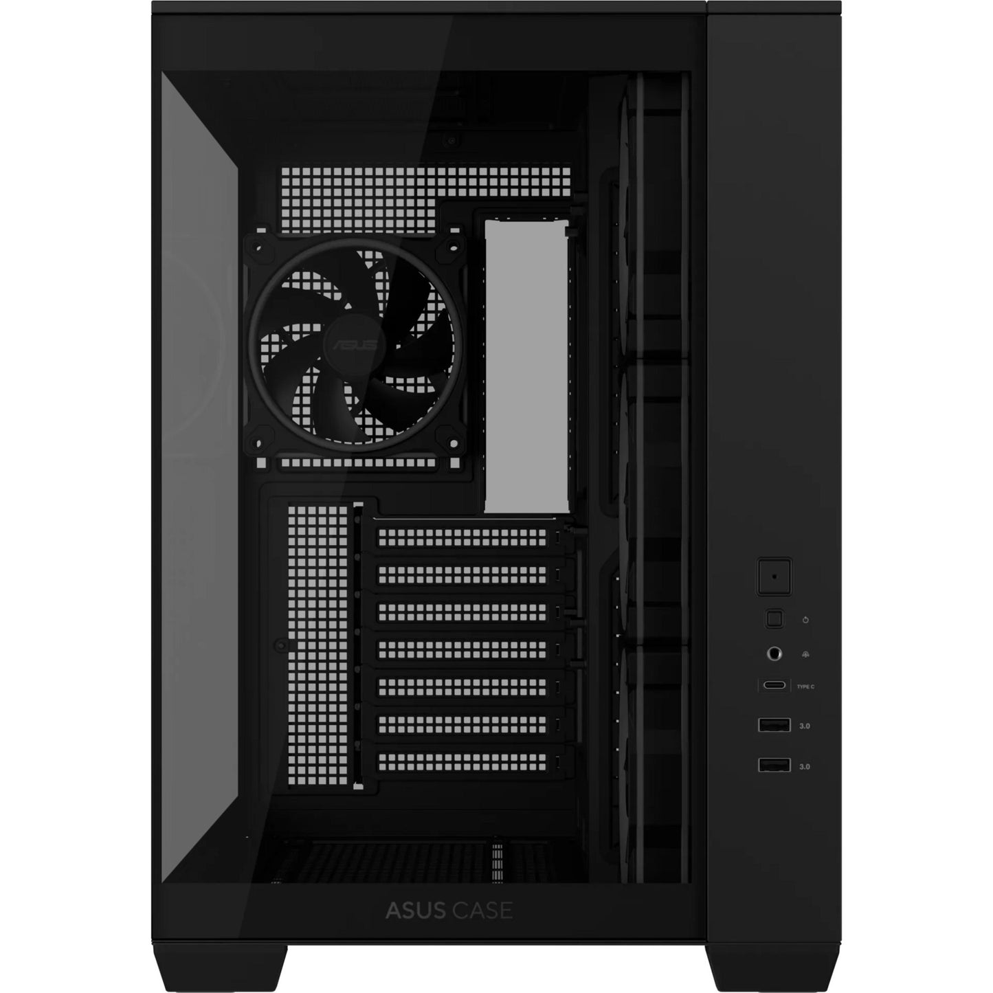 Custodia midi tower Asus a32 plus (nera | 2x USB-A | 1x USB-C | RGB | vetro temperato)