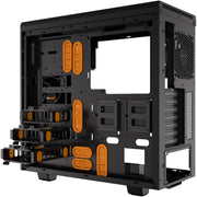 Be quiet! pure base 600 window midi tower behuizing (zwart oranje | 2x usb-a | tempered glass) - afbeelding 5