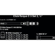 Wera Click-Torque C 3 Set 2, 1 2 - afbeelding 3