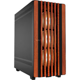 Sharkoon rebel c70m rgb midi tower behuizing (zwart houtkleur | 2x usb-a | 1x usb-c | rgb) - afbeelding 1
