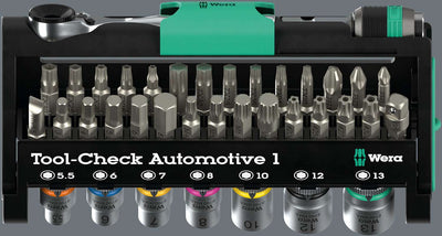 Wera herramienta de control automotriz 1, 38 piezas