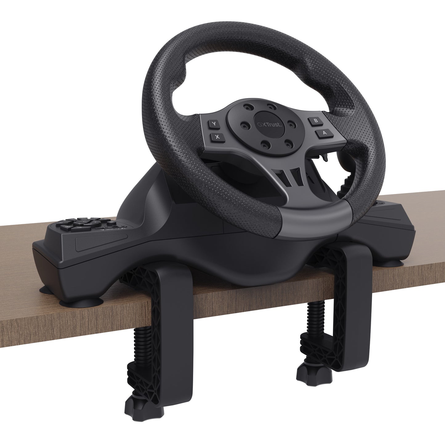 Volante da corsa Trust GXT 289 MOVI (nero, PC, Xbox Series X S, Switch, Playstation 4)