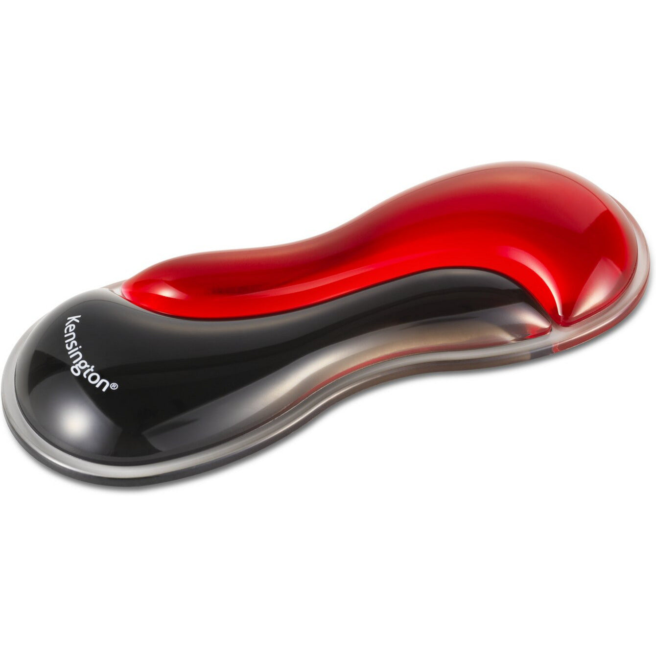 Poggiapolsi Kensington slim duo gel mouse trackball supporto per polso (rosso nero)