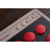 8bitdo arcade controller (grijs rood, 2.4 ghz bluetooth usb, nintendo switch 1 + 2, pc) - afbeelding 10
