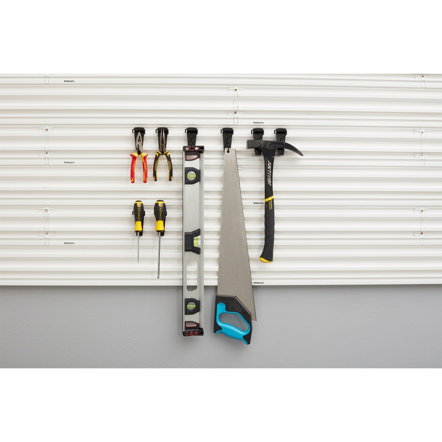 Stanley Track Wall Hooks Range Small, 8 piezas