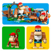 Set di espansione Lego Super Mario: Giocattolo da costruzione sul carrello minerario di Diddy Kong (71425)