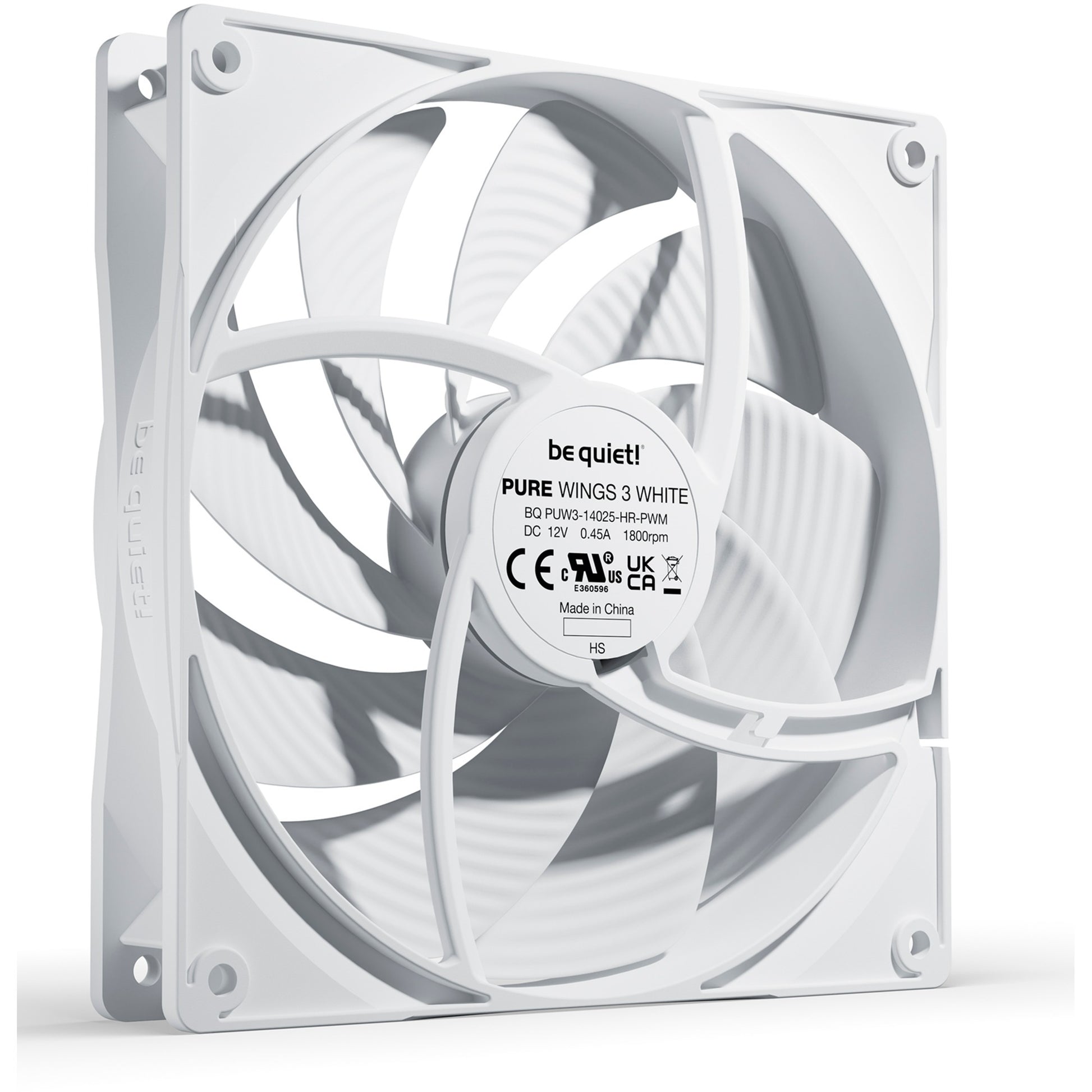 ¡Tranquilizarse! Puro 3 140 mm PWM de alta velocidad blanca
