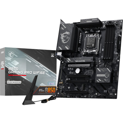 Scheda madre MSI B850 Gaming Pro WiFi 6E Socket AM5 (Nero, RAID, 2.5GB-LAN, WiFi 6E, BT, Suono, ATX)