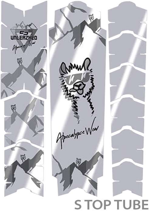 Película protectora de marco antiarañazos Unleazhed - alpocalypse alpine rose Samerberg negro brillante