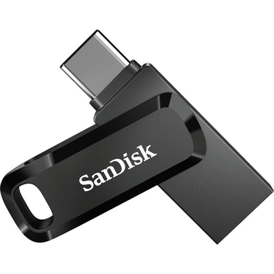 Sandisk ultra dual drive go 64 gb usb-stick (zwart, usb-a 3.2 (5 gbit s), usb-c 3.2 (5 gbit s))