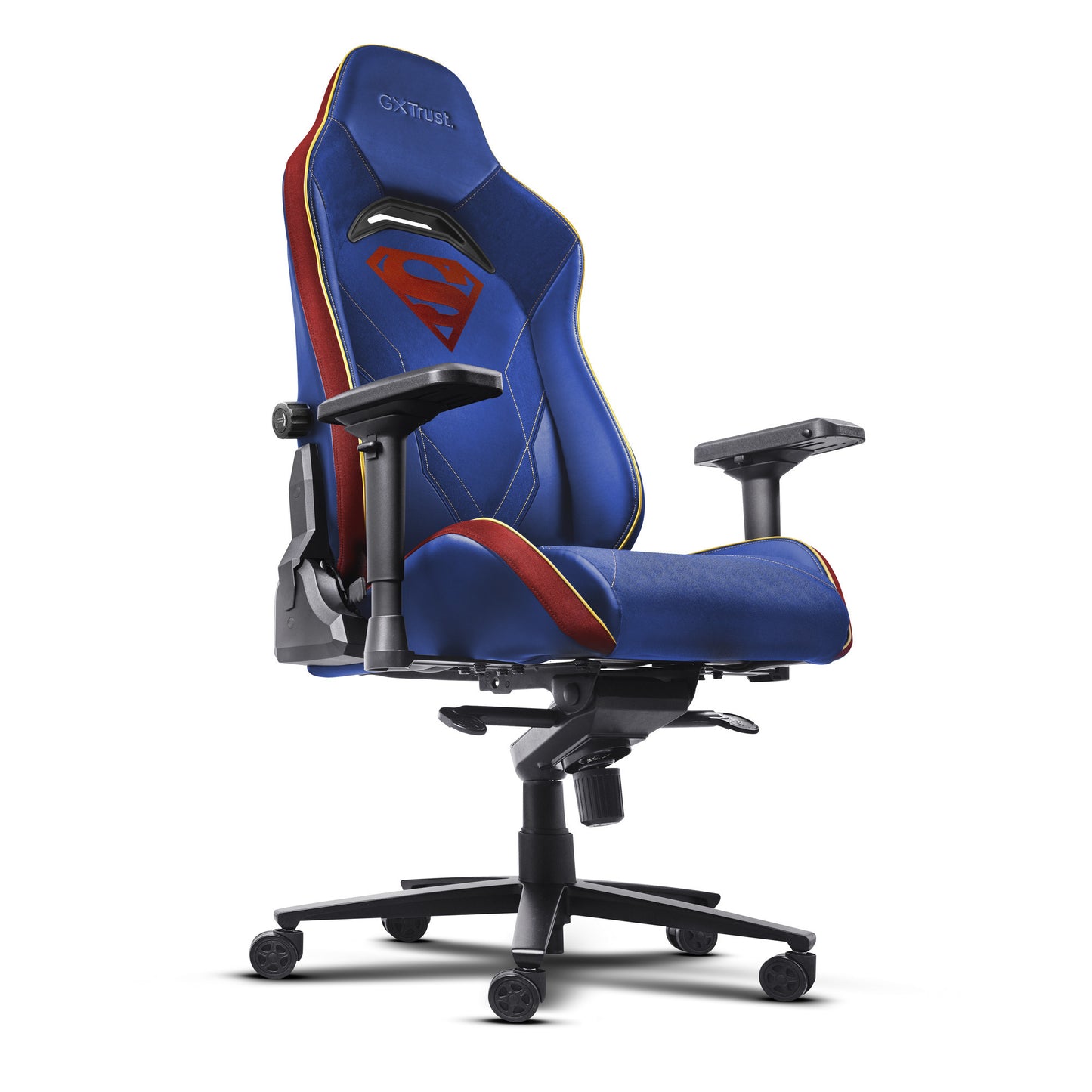 Trust GXT 721SM Ruya Pro Premium Comoda sedia da gaming (Blu Rosso)