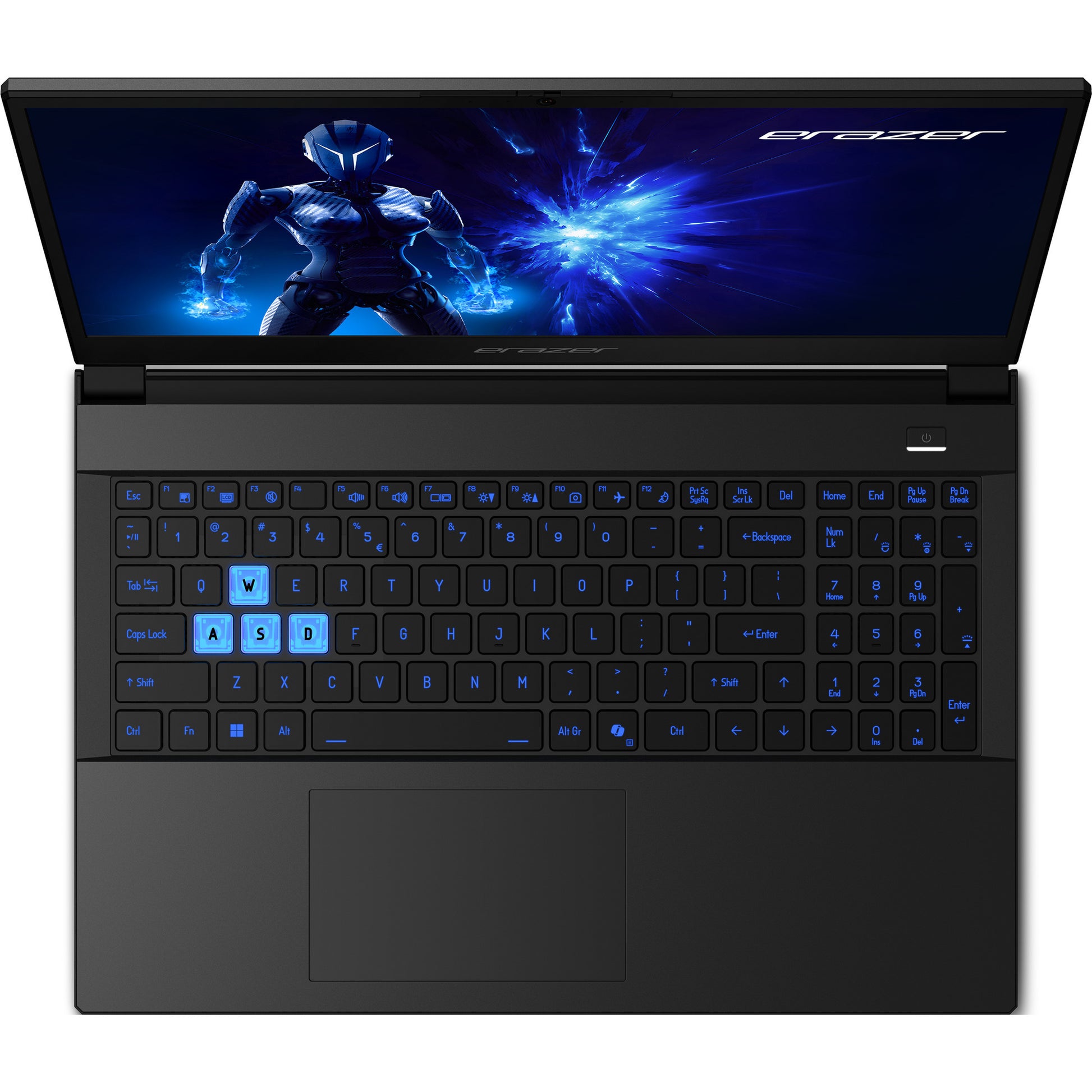 Erazer deputy 15 p1 md62761 15.6 gaming laptop (zwart | core 7 250h | rtx 5060 | 16 gb | 1 tb ssd)