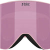 Maschera da sci multiuso Bliz flow brown w pink