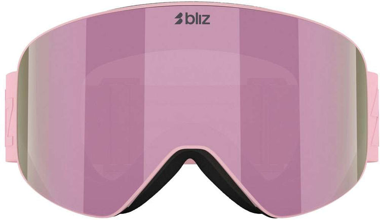 Maschera da sci multiuso Bliz flow brown w pink
